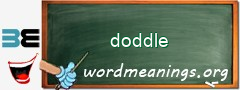 WordMeaning blackboard for doddle
